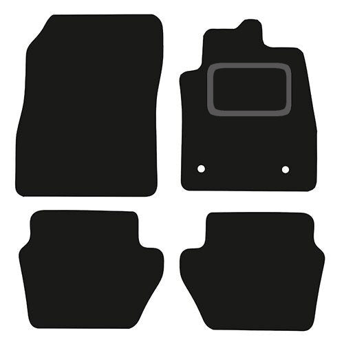 FORD FIESTA MK8 2017 TO PRESENT TAILORED BLACK CARPET CAR FLOOR MATS