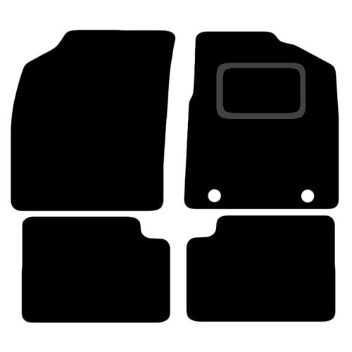 FORD KA 2013 TO PRESENT TAILORED BLACK CARPET CAR FLOOR MATS