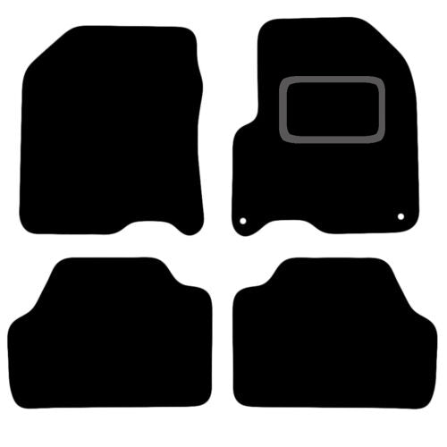 HYUNDAI KONA EV (ELECTRIC) 2017-TO-PRESENT TAILORED BLACK CARPET CAR FLOOR MATS