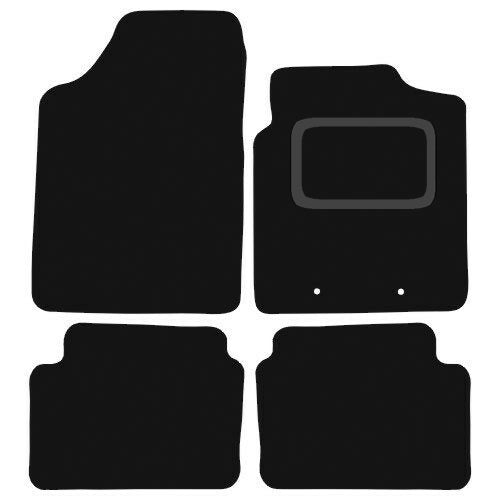HYUNDAI i10 2007-2013 TAILORED BLACK CARPET CAR FLOOR MATS
